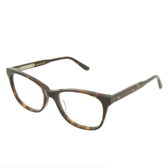 Bottega Veneta Unisex Havana Square Eyeglasses!